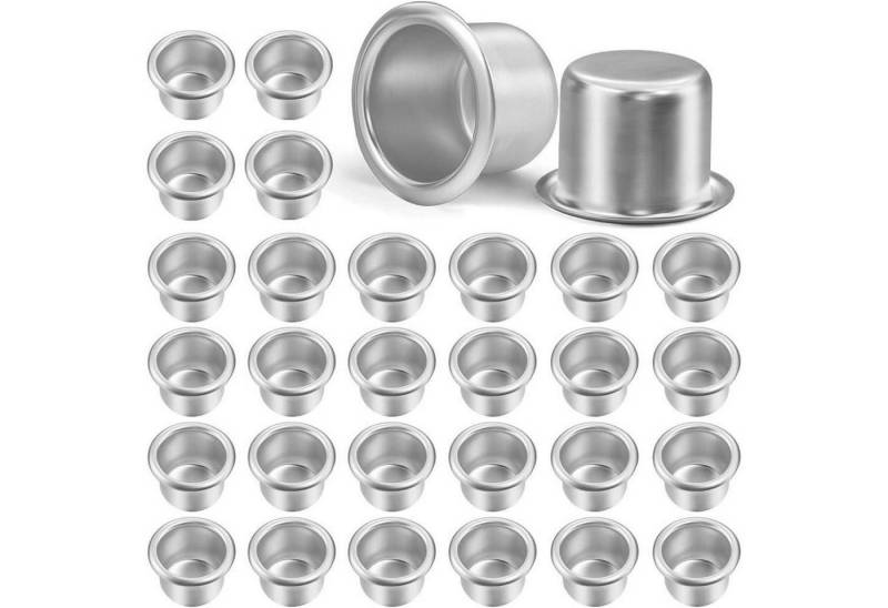 LuxusKollektion Kerzentülle Kerzenhalter Kerzentüllen Metall 20mm Stabkerzen 30 Stück Silber LuxusKollektion Kerzentülle Kerzenhalter Kerzentüllen Metall 20mm Stabkerzen 30 Stück Silber von LuxusKollektion