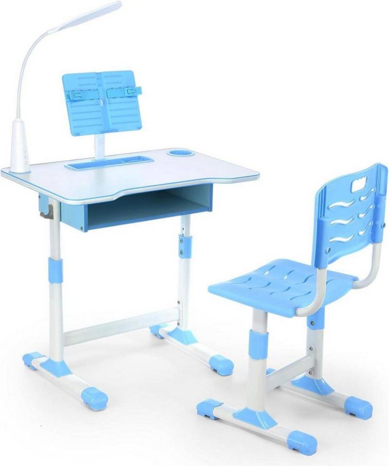 LuxusKollektion Kinderschreibtisch Kinder Schreibtisch Höhenverstellbar Mädchen Schülerschreibtisch von LuxusKollektion