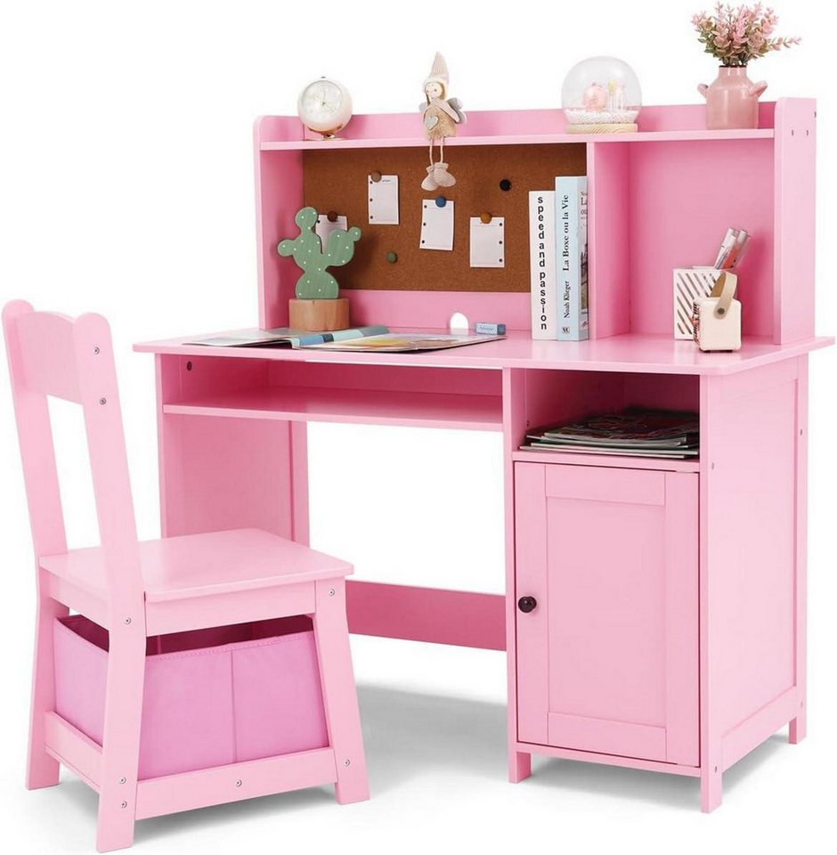 LuxusKollektion Kinderschreibtisch Kinderschreibtisch Holz Schreibtisch Stuhl Ablage Stauraum Rose LuxusKollektion Kinderschreibtisch Kinderschreibtisch Holz Schreibtisch Stuhl Ablage Stauraum Rose von LuxusKollektion