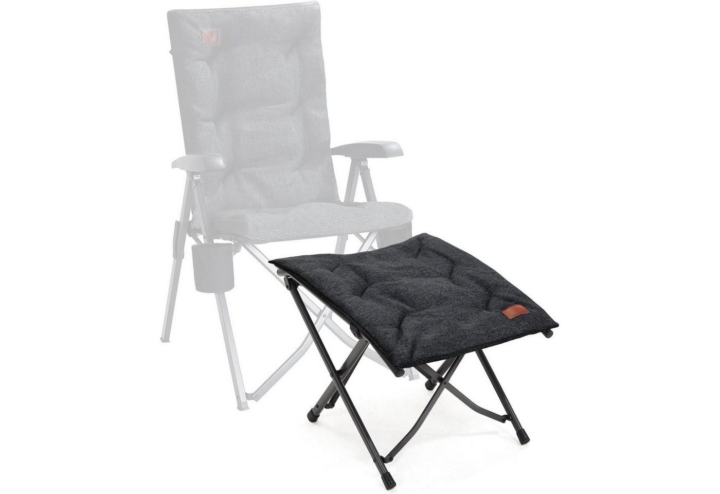 LuxusKollektion Klappstuhl Fußhocker Klapphocker Faltbar Gepolstert 47cm schräge Linie Schwarz LuxusKollektion Klappstuhl Fußhocker Klapphocker Faltbar Gepolstert 47cm schräge Linie Schwarz von LuxusKollektion