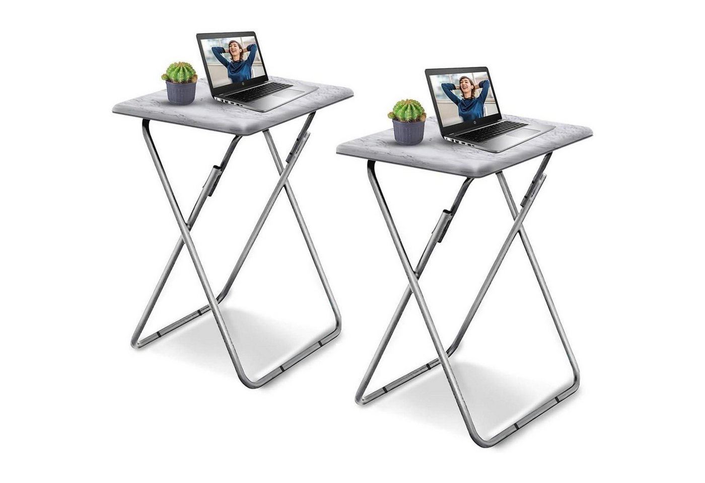 LuxusKollektion Klapptisch Beistelltisch Klappbar Balkontisch Weißer 2pcs Weißer Marmor LuxusKollektion Klapptisch Beistelltisch Klappbar Balkontisch Weißer 2pcs Weißer Marmor von LuxusKollektion