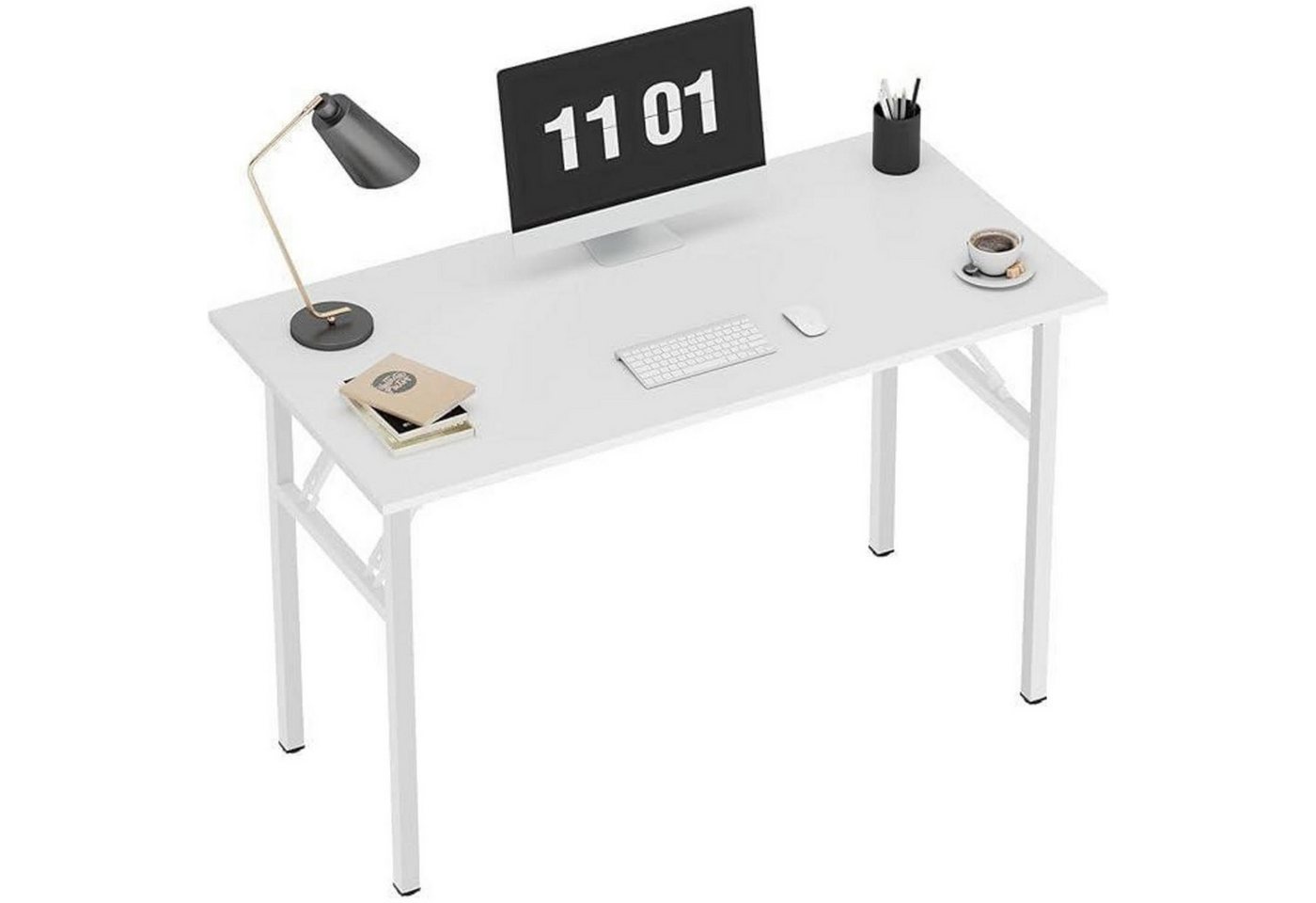 LuxusKollektion Klapptisch Klapptisch Schreibtisch Computertisch PC Bürotisch Holz Weiß 100x60CM LuxusKollektion Klapptisch Klapptisch Schreibtisch Computertisch PC Bürotisch Holz Weiß 100x60CM von LuxusKollektion
