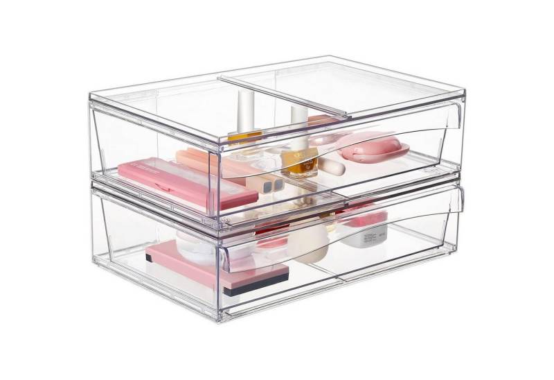 LuxusKollektion Kochbesteck-Set Aufbewahrungsbox Schubladen 2 Acryl Schminktisch Zwei lange Boxen LuxusKollektion Kochbesteck-Set Aufbewahrungsbox Schubladen 2 Acryl Schminktisch Zwei lange Boxen von LuxusKollektion