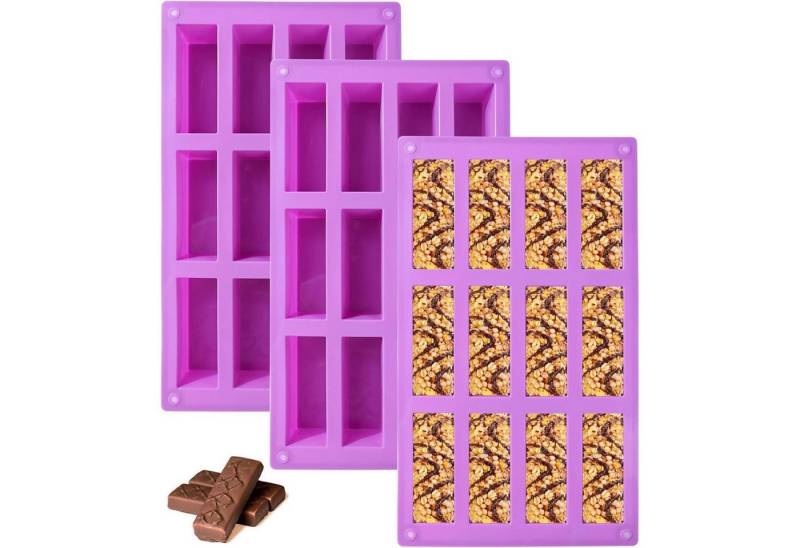LuxusKollektion Kochbesteck-Set Backform Silikon Müsliriegel Rechteck Getreide Protein 12 Mulden LuxusKollektion Kochbesteck-Set Backform Silikon Müsliriegel Rechteck Getreide Protein 12 Mulden von LuxusKollektion