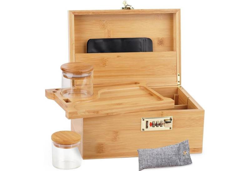 LuxusKollektion Kochbesteck-Set Bambusbox Aufbewahrungsbox Zahlenschloss Tablett L LuxusKollektion Kochbesteck-Set Bambusbox Aufbewahrungsbox Zahlenschloss Tablett L von LuxusKollektion