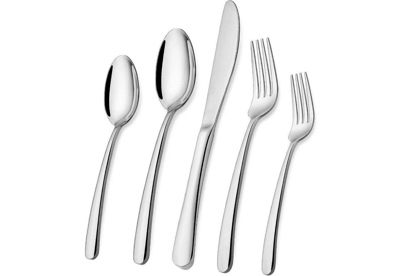 LuxusKollektion Kochbesteck-Set Besteck Edelstahl Set 12 Personen Gabel Messer Löffel 60 LuxusKollektion Kochbesteck-Set Besteck Edelstahl Set 12 Personen Gabel Messer Löffel 60 von LuxusKollektion