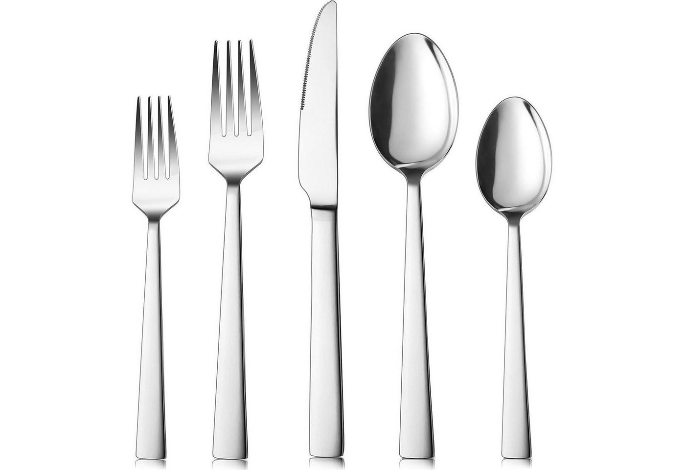 LuxusKollektion Kochbesteck-Set Besteckset Edelstahl 6 Personen Messer Gabel Löffel 30 Stück LuxusKollektion Kochbesteck-Set Besteckset Edelstahl 6 Personen Messer Gabel Löffel 30 Stück von LuxusKollektion