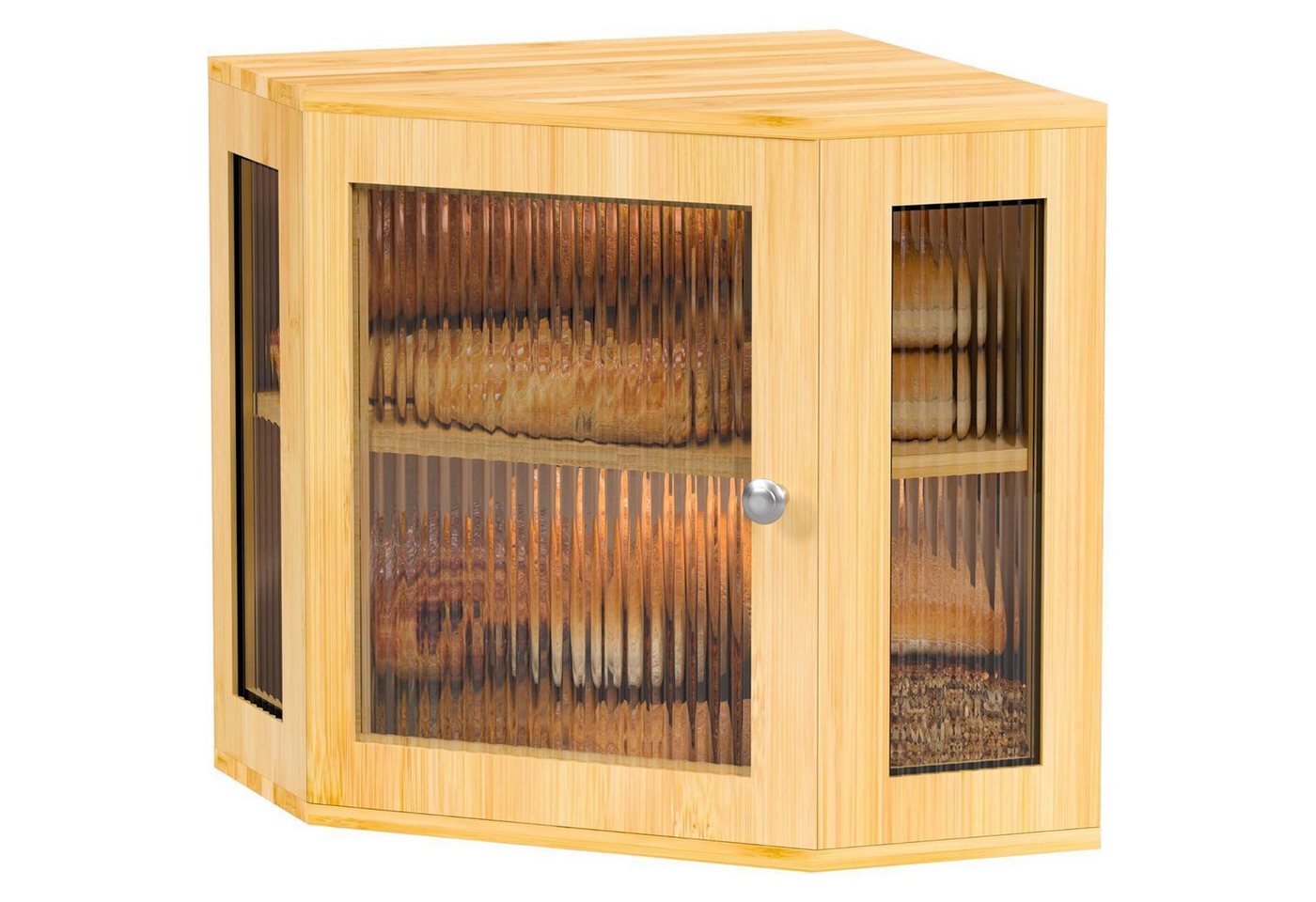 LuxusKollektion Kochbesteck-Set Brotkasten Eckbrotkasten Bambus 2Etagen lebensmittelecht Holz LuxusKollektion Kochbesteck-Set Brotkasten Eckbrotkasten Bambus 2Etagen lebensmittelecht Holz von LuxusKollektion