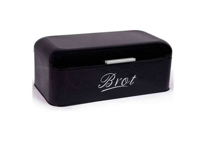 LuxusKollektion Kochbesteck-Set Brotkasten Metall Deckel Knäckebrot Box Retro Schwarz Xxl schwarz 43cm LuxusKollektion Kochbesteck-Set Brotkasten Metall Deckel Knäckebrot Box Retro Schwarz Xxl schwarz 43cm von LuxusKollektion