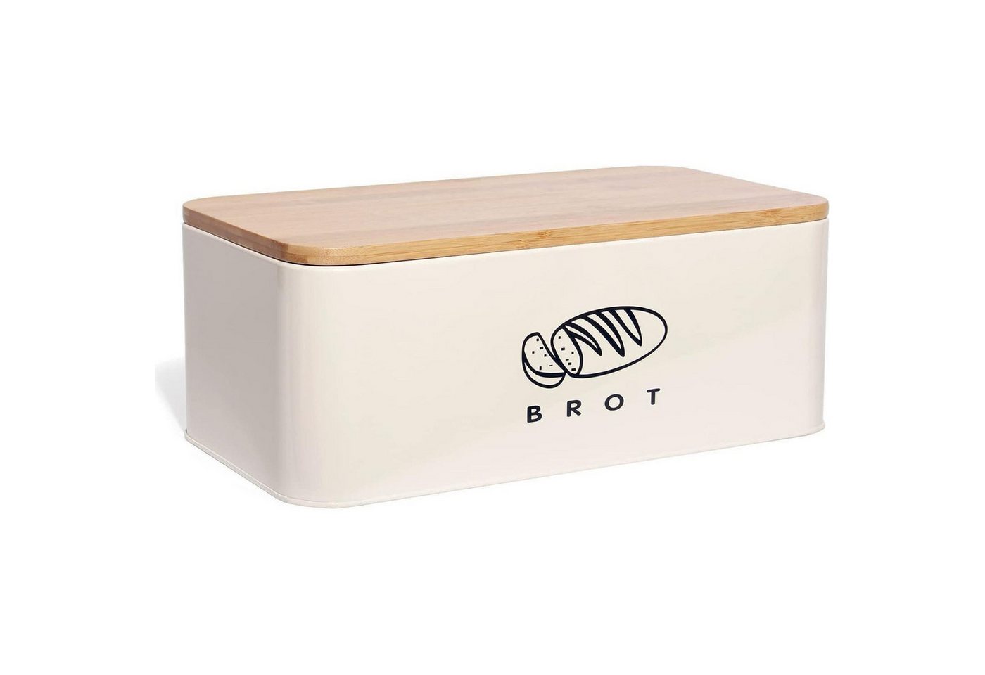 LuxusKollektion Kochbesteck-Set Brotkasten XXL 14L Metall Bambusdeckel Schneidebrett Xxl beige 42cm LuxusKollektion Kochbesteck-Set Brotkasten XXL 14L Metall Bambusdeckel Schneidebrett Xxl beige 42cm von LuxusKollektion