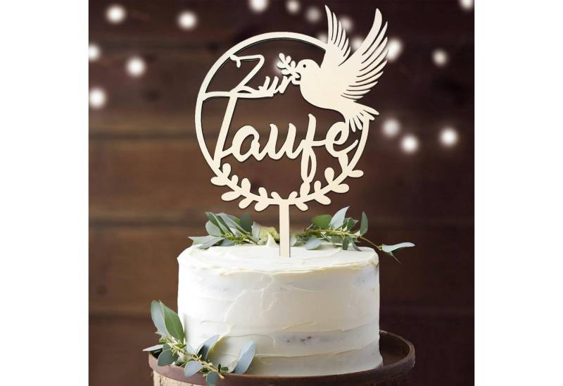 LuxusKollektion Kochbesteck-Set Cake Topper Holz Tortendeko Mädchen Junge Taufe LuxusKollektion Kochbesteck-Set Cake Topper Holz Tortendeko Mädchen Junge Taufe von LuxusKollektion