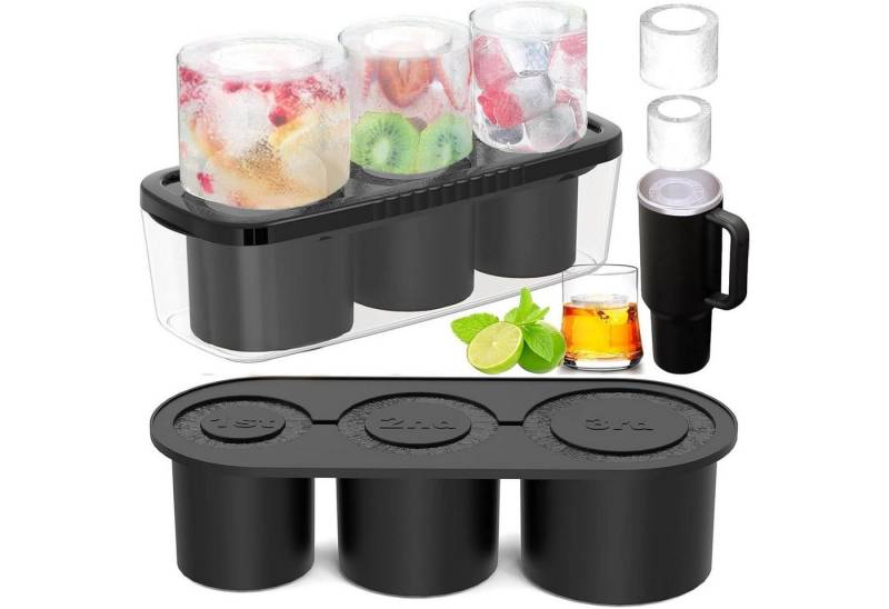 LuxusKollektion Kochbesteck-Set Eiswürfelform Silikon Deckel 3fach 40Oz Tumbler B LuxusKollektion Kochbesteck-Set Eiswürfelform Silikon Deckel 3fach 40Oz Tumbler B von LuxusKollektion