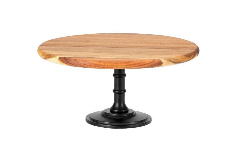 LuxusKollektion Kochbesteck-Set Etagere Tortenständer Cupcake Ständer Holz Eichensockel von LuxusKollektion