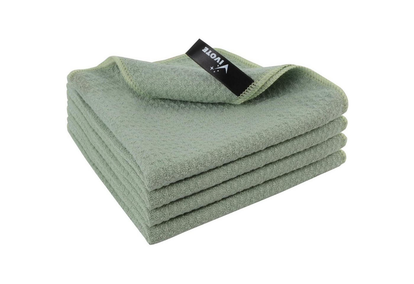 LuxusKollektion Kochbesteck-Set Geschirrtücher Mikrofaser 30x30cm Fusselfrei Grün 33 X 33 33cm x 33cm LuxusKollektion Kochbesteck-Set Geschirrtücher Mikrofaser 30x30cm Fusselfrei Grün 33 X 33 33cm x 33cm von LuxusKollektion