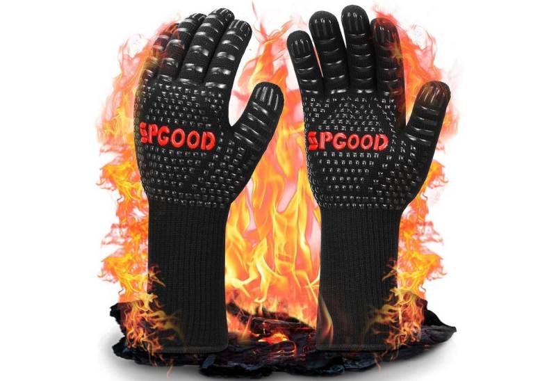LuxusKollektion Kochbesteck-Set Grillhandschuhe hitzebeständig 800 Grad feuerfeste Koch Backhandschuhe LuxusKollektion Kochbesteck-Set Grillhandschuhe hitzebeständig 800 Grad feuerfeste Koch Backhandschuhe von LuxusKollektion