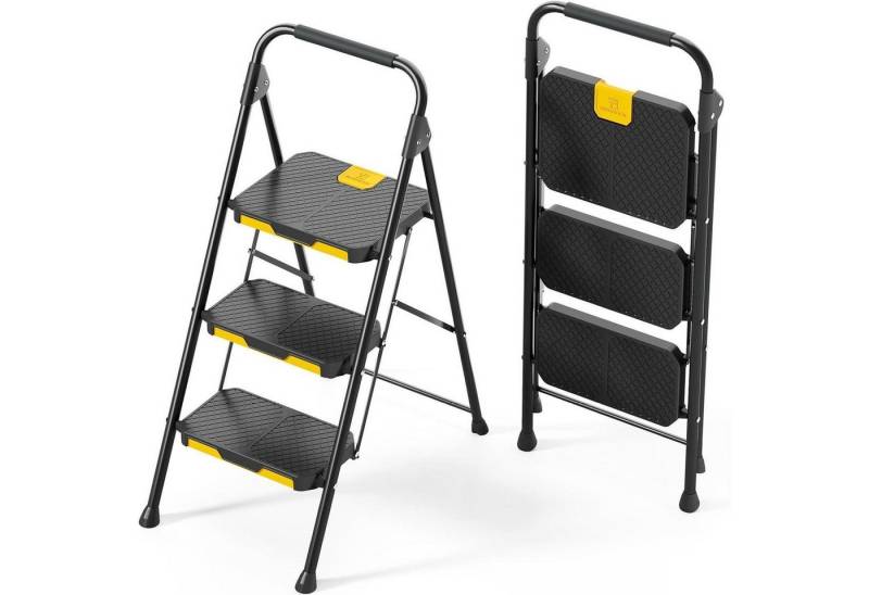 LuxusKollektion Kochbesteck-Set Haushaltsleiter klappbar rutschfest 3 Stufen Schwarz leiter 3 stufen LuxusKollektion Kochbesteck-Set Haushaltsleiter klappbar rutschfest 3 Stufen Schwarz leiter 3 stufen von LuxusKollektion
