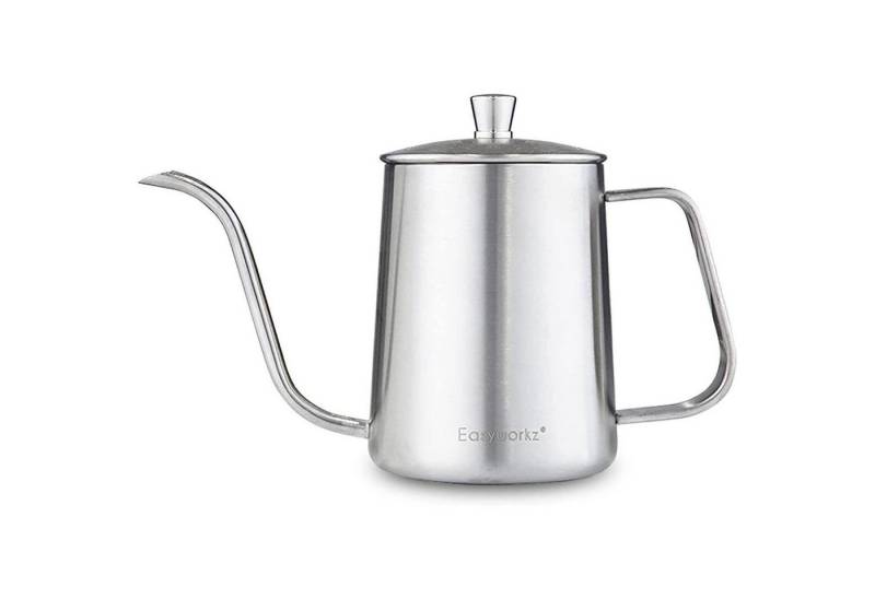 LuxusKollektion Kochbesteck-Set Kaffeekanne Schwanenhals Edelstahl Handtropfkessel Silber 600 ml LuxusKollektion Kochbesteck-Set Kaffeekanne Schwanenhals Edelstahl Handtropfkessel Silber 600 ml von LuxusKollektion