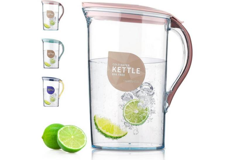 LuxusKollektion Kochbesteck-Set Karaffe Kühlschranktür 2 1 L Deckel BPAfrei Fiberglas 5. Rosa LuxusKollektion Kochbesteck-Set Karaffe Kühlschranktür 2 1 L Deckel BPAfrei Fiberglas 5. Rosa von LuxusKollektion