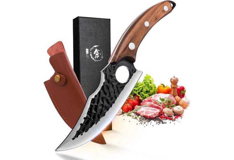 LuxusKollektion Kochbesteck-Set Kochmesser Profi Japanisch Handgeschmiedet Holzgriff 6.2 Inches von LuxusKollektion