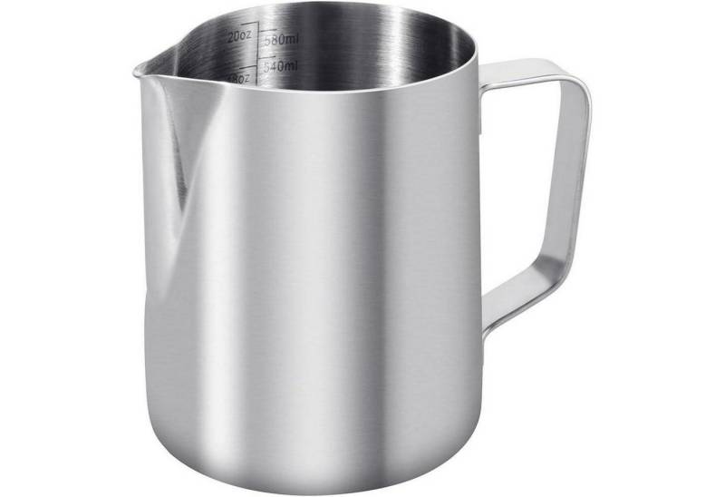 LuxusKollektion Kochbesteck-Set Milchkännchen Edelstahl Silber Cappuccino Milchaufschäumer 600ML von LuxusKollektion