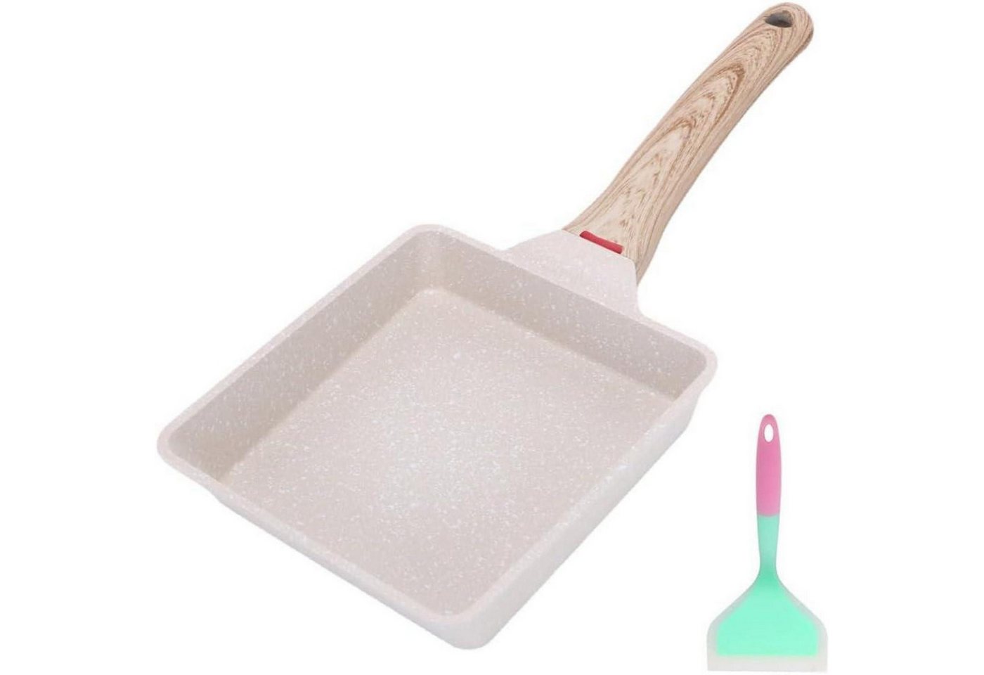 LuxusKollektion Kochbesteck-Set Pfanne Tamagoyaki Eierpfanne Rechteckig Nonstick Weiß induction LuxusKollektion Kochbesteck-Set Pfanne Tamagoyaki Eierpfanne Rechteckig Nonstick Weiß induction von LuxusKollektion