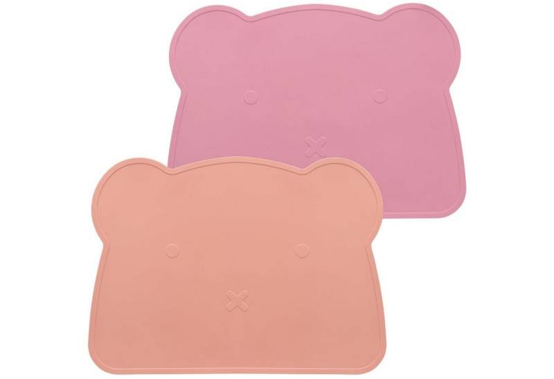 LuxusKollektion Kochbesteck-Set Platzset Kinder Bär Silikon Abwaschbar Rutschfest Signalorange Rosa LuxusKollektion Kochbesteck-Set Platzset Kinder Bär Silikon Abwaschbar Rutschfest Signalorange Rosa von LuxusKollektion
