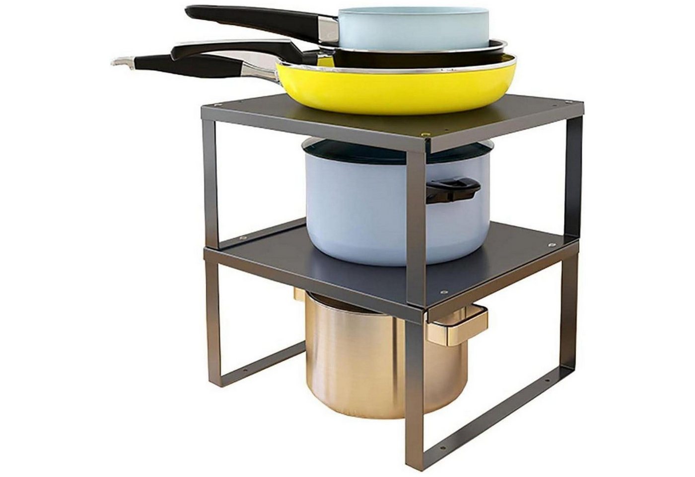 LuxusKollektion Kochbesteck-Set Schrankregal stapelbar Edelstahl Küchenregal 2 Stück L:30x28x15cm LuxusKollektion Kochbesteck-Set Schrankregal stapelbar Edelstahl Küchenregal 2 Stück L:30x28x15cm von LuxusKollektion