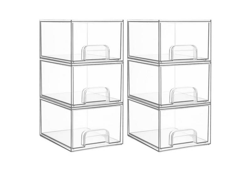 LuxusKollektion Kochbesteck-Set Schubladen Acryl Organiser stapelbar Kommode Bad Transparent 6 Pack LuxusKollektion Kochbesteck-Set Schubladen Acryl Organiser stapelbar Kommode Bad Transparent 6 Pack von LuxusKollektion