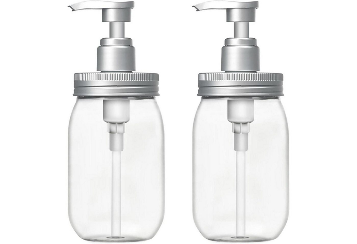 LuxusKollektion Kochbesteck-Set Seifenspender 2 Stück 450ml Einhand BPAfrei Auslaufsicher Silber LuxusKollektion Kochbesteck-Set Seifenspender 2 Stück 450ml Einhand BPAfrei Auslaufsicher Silber von LuxusKollektion