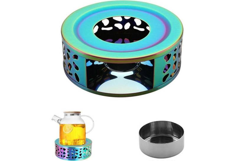 LuxusKollektion Kochbesteck-Set Stövchen Teewärmer Teelichthalter Edelstahl Polychromatisch von LuxusKollektion