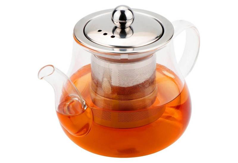 LuxusKollektion Kochbesteck-Set Teekanne Glas Edelstahl Filter Loseblatt Tee Kräuter 800 ml LuxusKollektion Kochbesteck-Set Teekanne Glas Edelstahl Filter Loseblatt Tee Kräuter 800 ml von LuxusKollektion