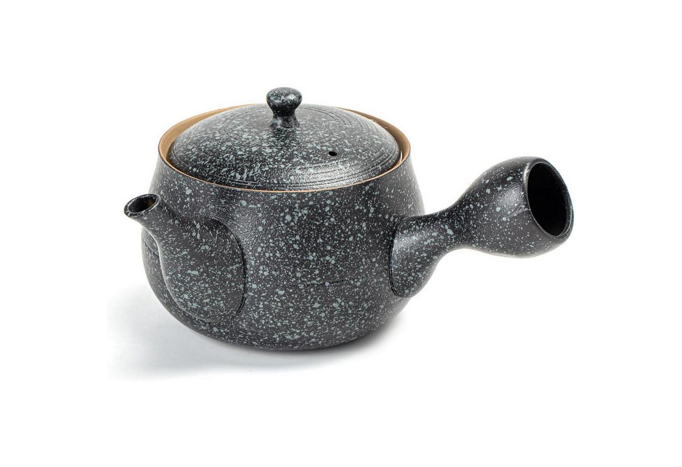 LuxusKollektion Kochbesteck-Set Teekanne Keramik Kyusu Steinglasur-Kohlengrau Holzkohle-grau+ LuxusKollektion Kochbesteck-Set Teekanne Keramik Kyusu Steinglasur-Kohlengrau Holzkohle-grau+ von LuxusKollektion