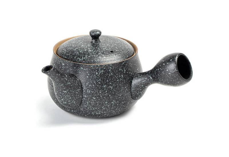 LuxusKollektion Kochbesteck-Set Teekanne Keramik Kyusu Steinglasur-Kohlengrau Holzkohle-grau+ LuxusKollektion Kochbesteck-Set Teekanne Keramik Kyusu Steinglasur-Kohlengrau Holzkohle-grau+ von LuxusKollektion