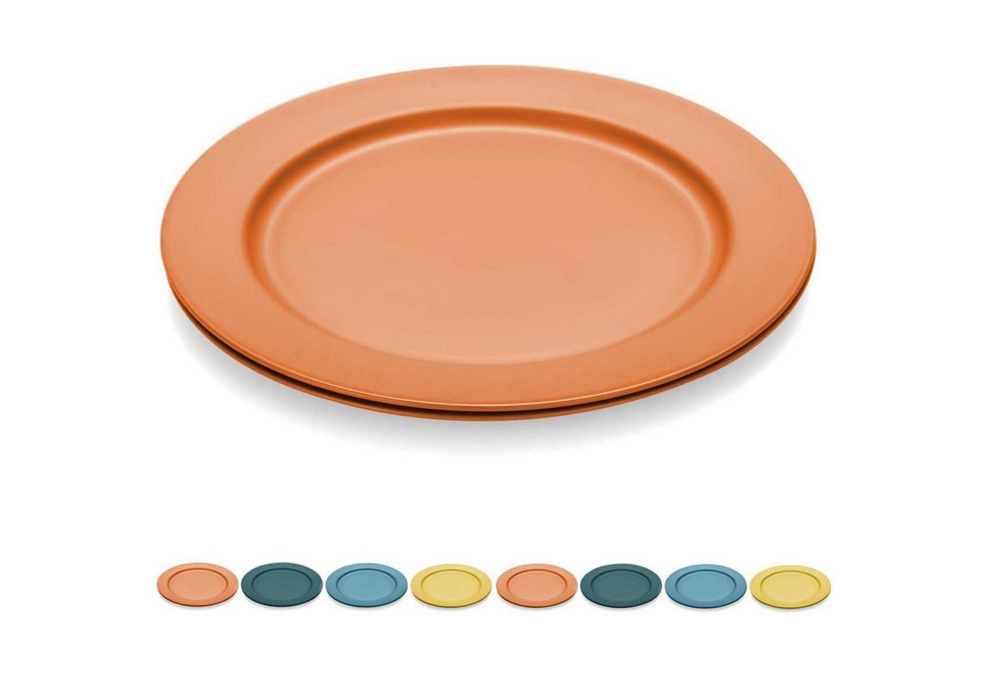 LuxusKollektion Kochbesteck-Set Teller 25cm Set 8er Abbaubar Unzerbrechlich BPAFrei 3. Orange LuxusKollektion Kochbesteck-Set Teller 25cm Set 8er Abbaubar Unzerbrechlich BPAFrei 3. Orange von LuxusKollektion