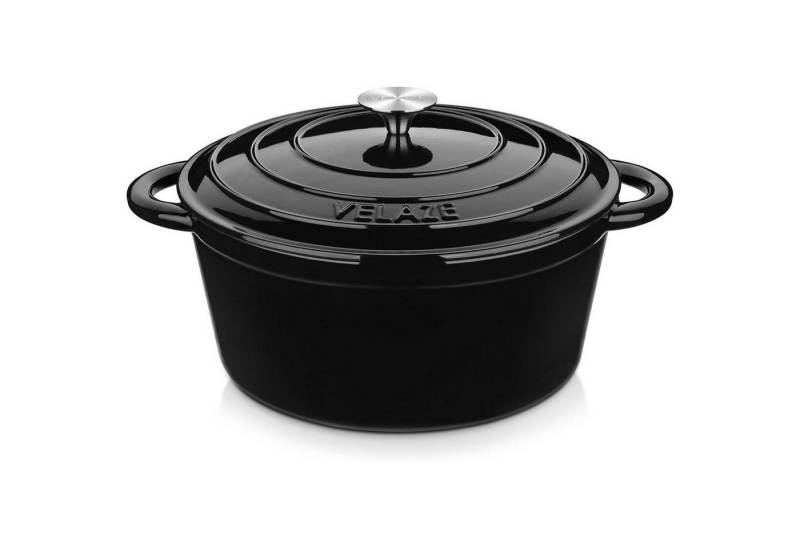 LuxusKollektion Kochbesteck-Set Topf Gusseisen Bräter Emaille Schmortopf Deckel Schwarz 29cm 6.5L LuxusKollektion Kochbesteck-Set Topf Gusseisen Bräter Emaille Schmortopf Deckel Schwarz 29cm 6.5L von LuxusKollektion