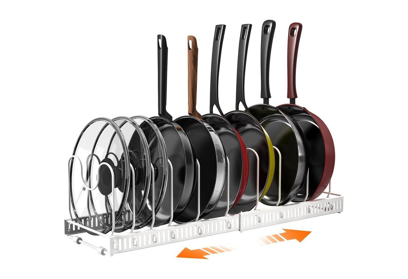 LuxusKollektion Kochbesteck-Set Topfdeckelhalter Pfannenhalter Organizer Bratpfanne Weiß LuxusKollektion Kochbesteck-Set Topfdeckelhalter Pfannenhalter Organizer Bratpfanne Weiß von LuxusKollektion