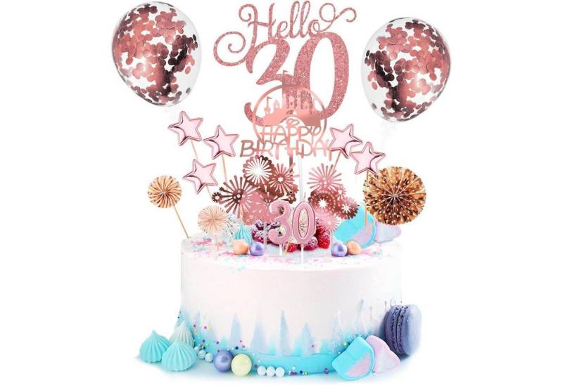 LuxusKollektion Kochbesteck-Set Tortendeko 30 Geburtstag 17tlg Cake Topper Happy Roségold 30 Or LuxusKollektion Kochbesteck-Set Tortendeko 30 Geburtstag 17tlg Cake Topper Happy Roségold 30 Or von LuxusKollektion