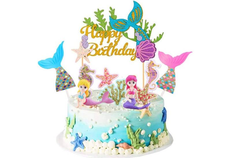 LuxusKollektion Kochbesteck-Set Tortendeko Cake Topper Geburtstag Mädchen 13 Stück Meerjungfrau LuxusKollektion Kochbesteck-Set Tortendeko Cake Topper Geburtstag Mädchen 13 Stück Meerjungfrau von LuxusKollektion