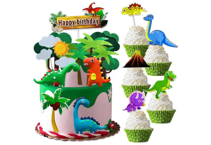 LuxusKollektion Kochbesteck-Set Tortendeko Dinosaurier Kuchen Topper Geburtstag Junge Dino-a LuxusKollektion Kochbesteck-Set Tortendeko Dinosaurier Kuchen Topper Geburtstag Junge Dino-a von LuxusKollektion