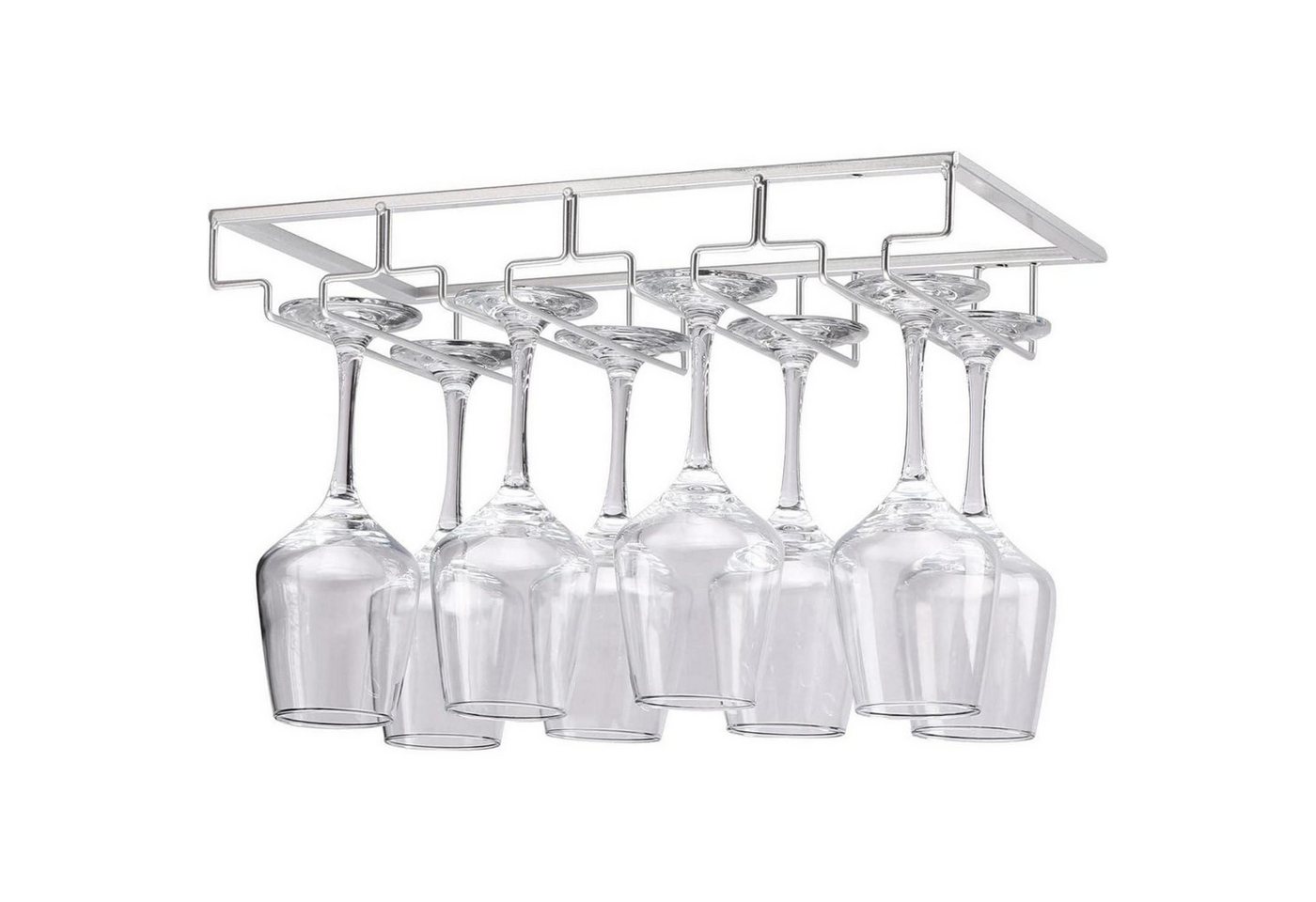 LuxusKollektion Kochbesteck-Set Weinglashalter Metall Unterschrank Schrauben 4 reihige Silber LuxusKollektion Kochbesteck-Set Weinglashalter Metall Unterschrank Schrauben 4 reihige Silber von LuxusKollektion