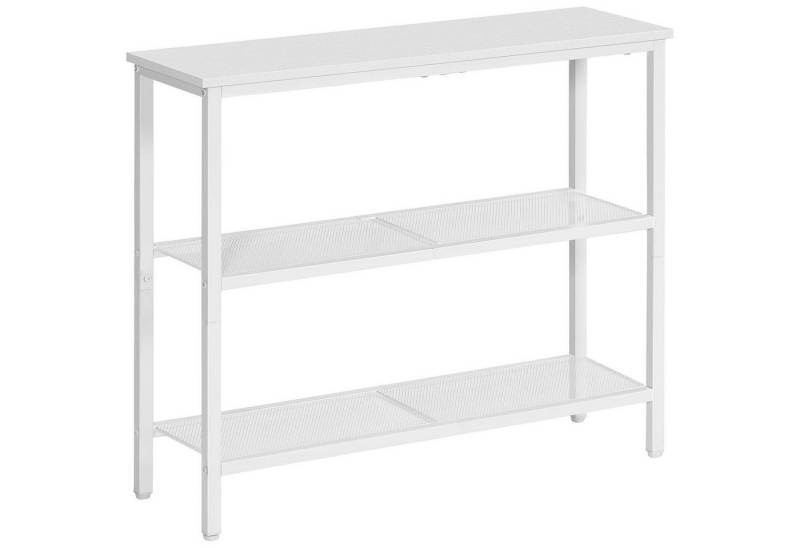 LuxusKollektion Konsolentisch Konsolentisch Beistelltisch 2 Ablagen Wohnzimmer Büro Weiß LuxusKollektion Konsolentisch Konsolentisch Beistelltisch 2 Ablagen Wohnzimmer Büro Weiß von LuxusKollektion