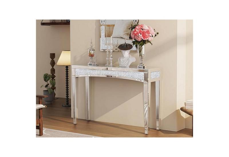 LuxusKollektion Konsolentisch Konsolentisch Flurtisch Eingangstisch Glastisch 120×35×79cm LuxusKollektion Konsolentisch Konsolentisch Flurtisch Eingangstisch Glastisch 120×35×79cm von LuxusKollektion