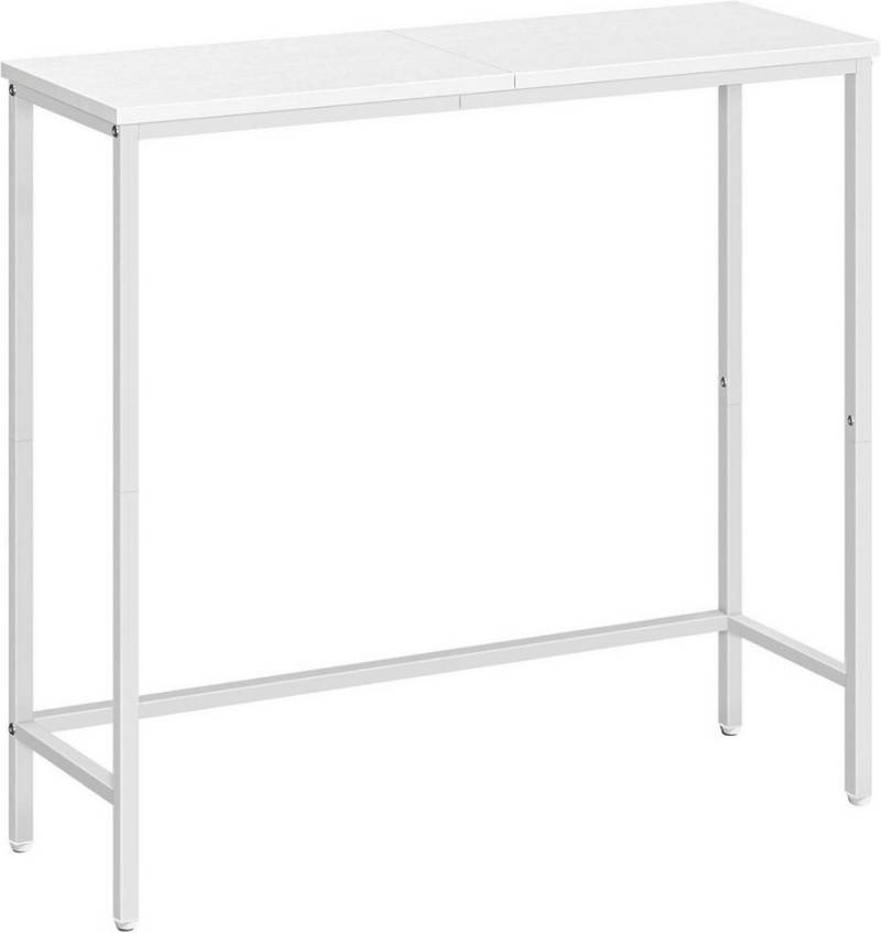 LuxusKollektion Konsolentisch Schmaler Konsolentisch 75 cm Beistelltisch Flurtisch Weiß Eingang von LuxusKollektion