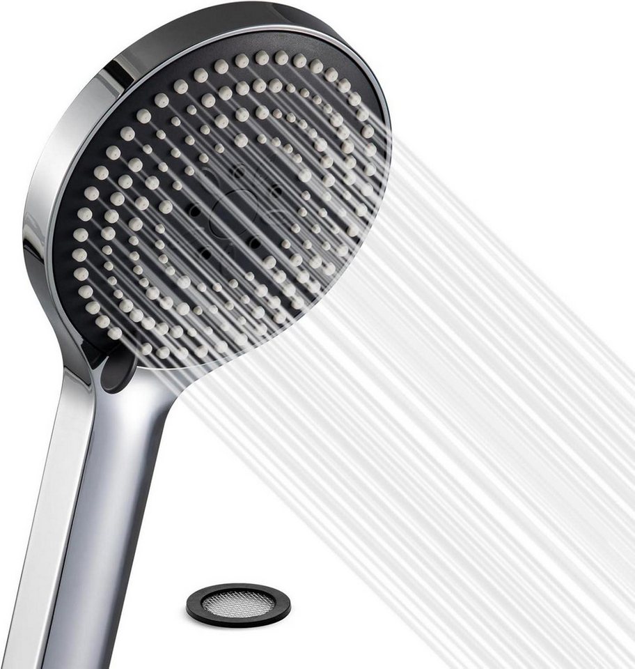 LuxusKollektion Kopfbrause Duschkopf Groß mit 6 Strahlarten für Baden, Wassersparend, Chrom LuxusKollektion Kopfbrause Duschkopf Groß mit 6 Strahlarten für Baden, Wassersparend, Chrom von LuxusKollektion