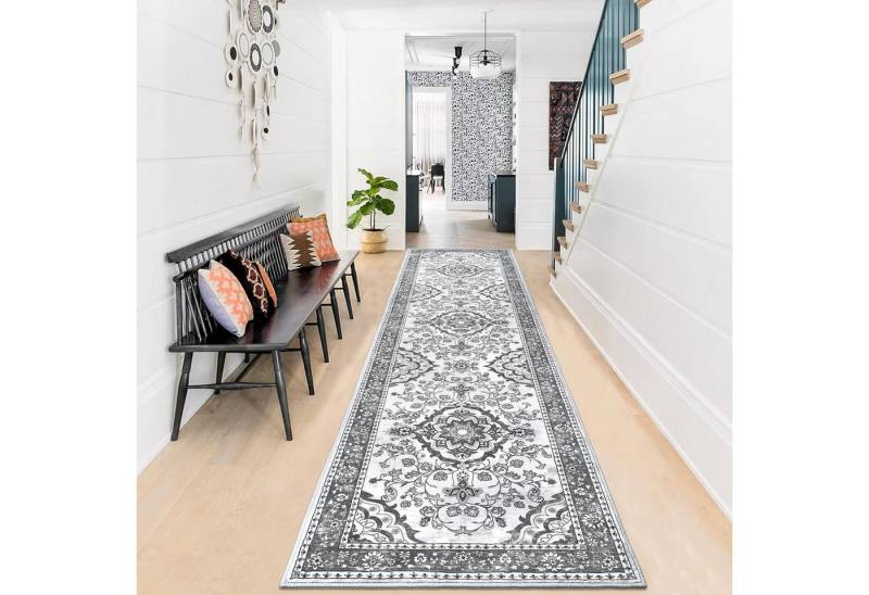 LuxusKollektion Küchenläufer Läufer Teppich rutschfest waschbar Küche Flur Grau 60 x 240 cm LuxusKollektion Küchenläufer Läufer Teppich rutschfest waschbar Küche Flur Grau 60 x 240 cm von LuxusKollektion