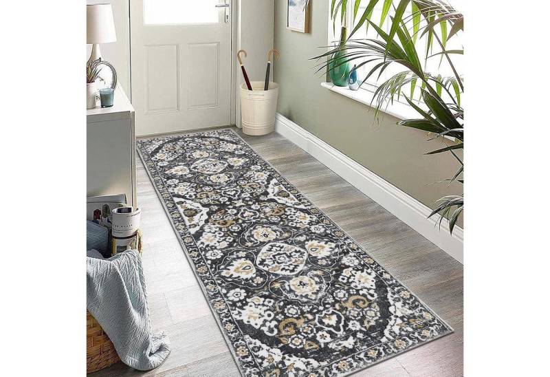 LuxusKollektion Küchenläufer Teppich Läufer Flur Küche Waschbar Rutschfest Grau Braun 60 x 180 cm LuxusKollektion Küchenläufer Teppich Läufer Flur Küche Waschbar Rutschfest Grau Braun 60 x 180 cm von LuxusKollektion