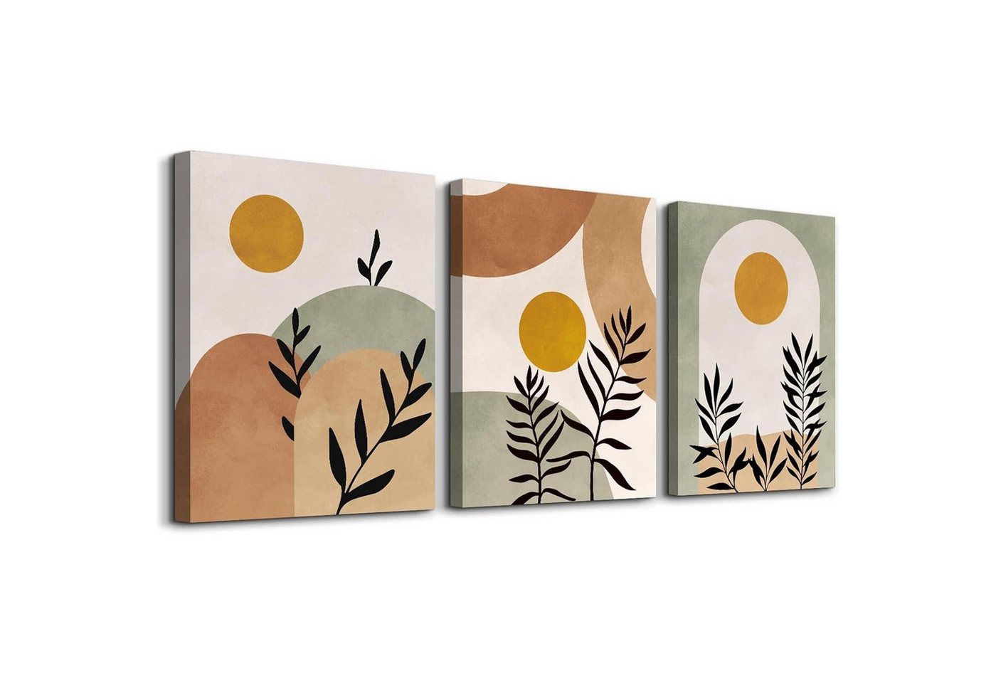 LuxusKollektion Kunstdruck Wandbilder Boho Abstract Blätter Morgensonne 40L x 30B cm LuxusKollektion Kunstdruck Wandbilder Boho Abstract Blätter Morgensonne 40L x 30B cm von LuxusKollektion