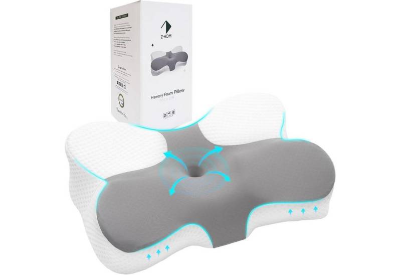 LuxusKollektion Lagerungskissen Nackenkissen Memoryfoam ergonomisch Seiten Bauchschläfer 15*15*15cm von LuxusKollektion