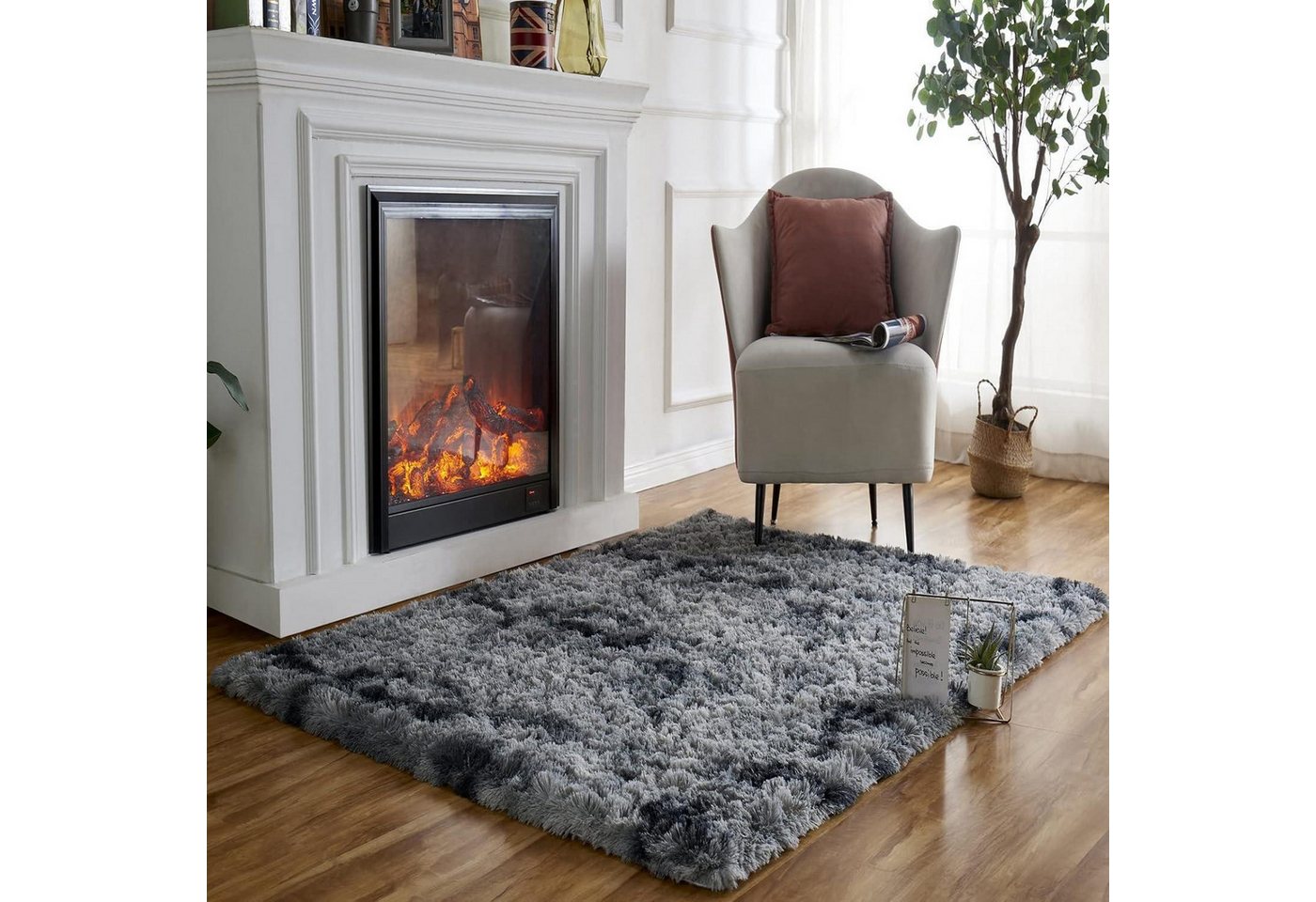 LuxusKollektion Langflor-Teppich Teppich Tie Dye Dunkelgrau 80×120 cm 1-tie-dye-dunkelgrau LuxusKollektion Langflor-Teppich Teppich Tie Dye Dunkelgrau 80×120 cm 1-tie-dye-dunkelgrau von LuxusKollektion