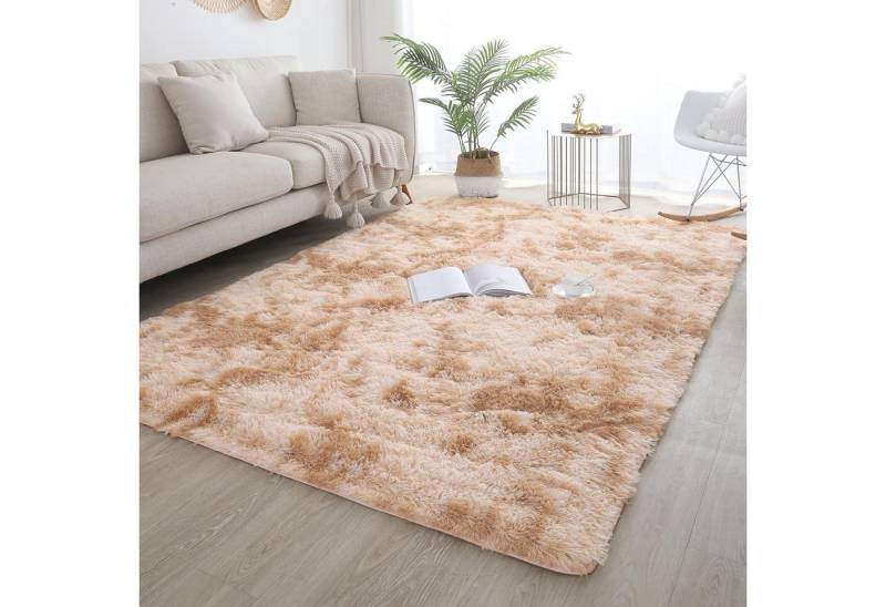 LuxusKollektion Langflor-Teppich Zottelteppich waschbar rutschfest Wohnzimmer Khaki 160x230cm LuxusKollektion Langflor-Teppich Zottelteppich waschbar rutschfest Wohnzimmer Khaki 160x230cm von LuxusKollektion